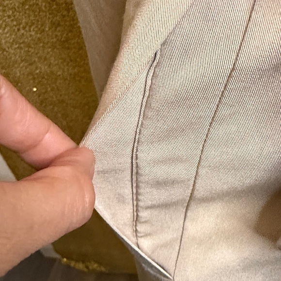 Nine West Open Front Duster Jacket In Beige Color - Picture 4 of 11